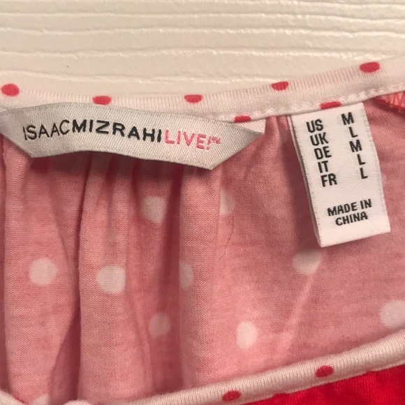Isaac Mizrahi Live brand size M pullover top - Picture 2 of 4